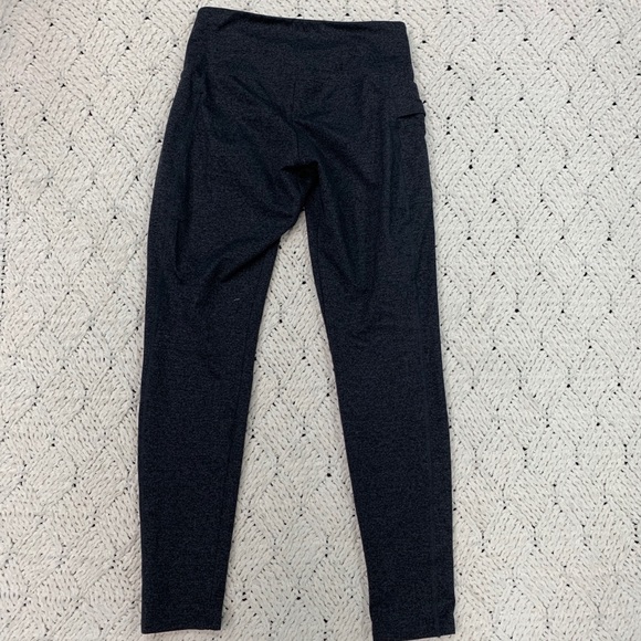 Built Apparel High Waisted Gray Athletic Leggings - Picture 3 of 5